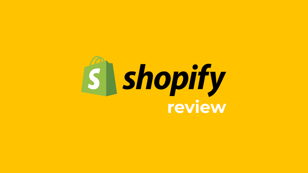 Shopify review (image of the Shopify logo and 'review' text beside it)