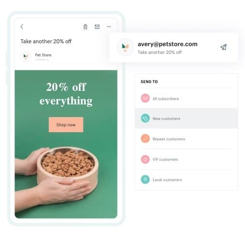 Using Shopify Email to create newsletters