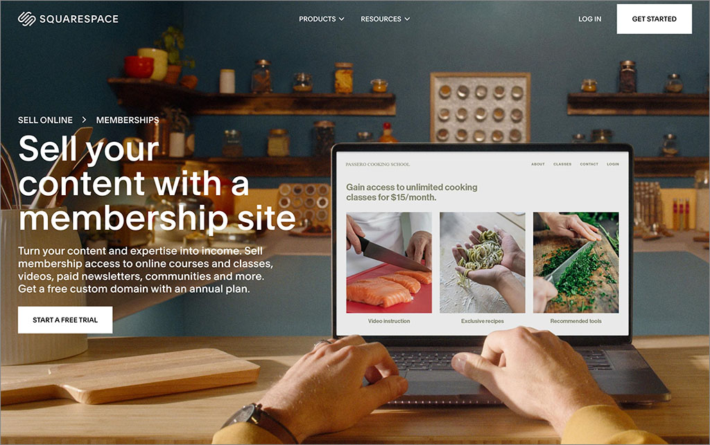 Squarespace's 'Member Sites' feature