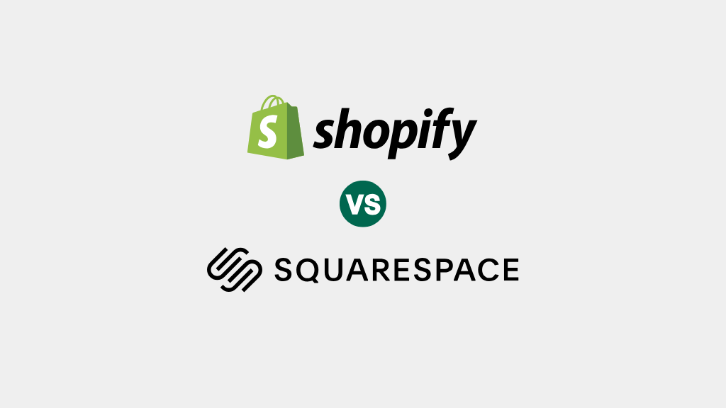Shopify vs Squarespace (the two logos alongside each other)