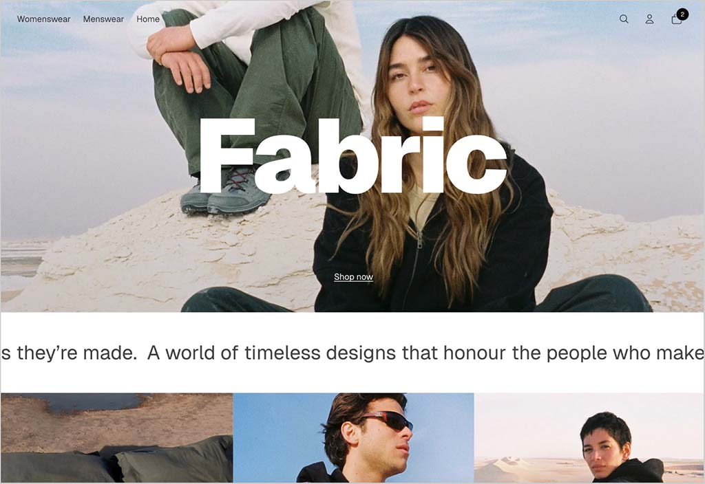Fabric theme