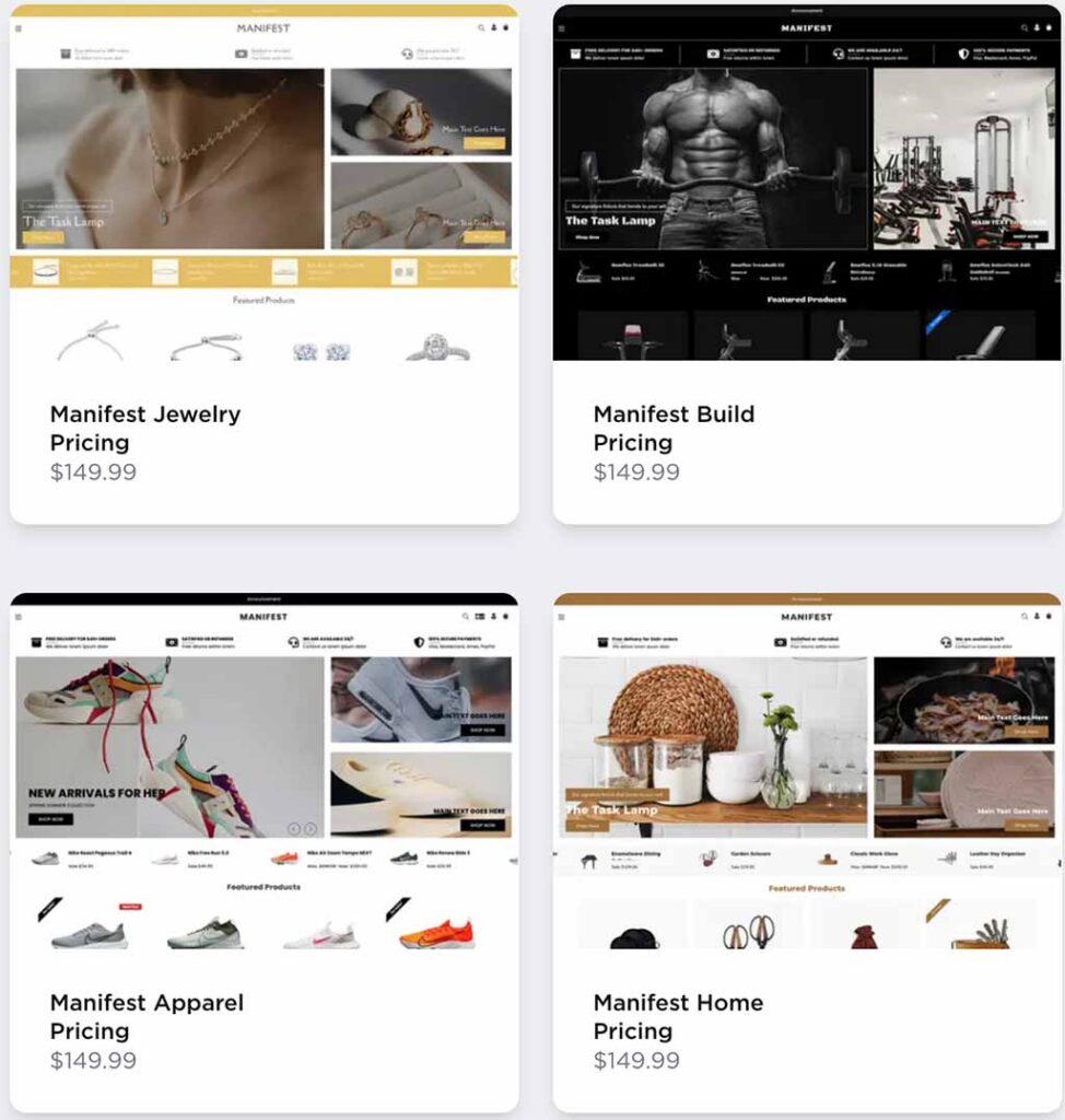 Example of BigCommerce themes